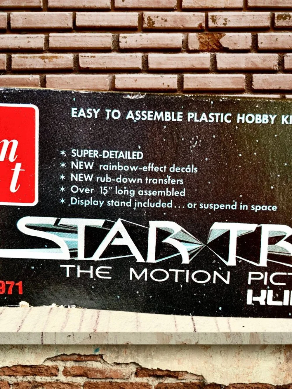 Star Trek The Motion Picture Klingon Cruiser Model Kit Vintage 1979 AMT Open Box